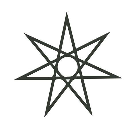 The pagan star symbol as a marker of initiation and spiritual growth